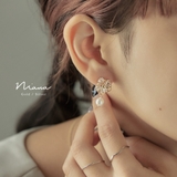 niana ニアナ ビジューフラワーパールピアス | Fashion Letter | 詳細画像1
