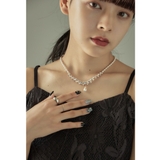 niana ニアナ パールチャームビジューネックレス | Fashion Letter | 詳細画像3