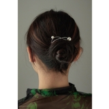 niana ニアナ パールメタルリボンヘアカフ | Fashion Letter | 詳細画像3 