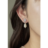 シルバー | niana ニアナ ビジュードロップパールイヤリング | Fashion Letter