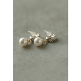 ゴールド | niana ニアナ ビジューフープパールピアス | Fashion Letter