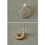 niana ニアナ ストーンビジューパールピアス | Fashion Letter | 詳細画像7 