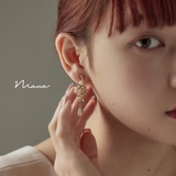 niana ニアナ フラワーモチーフパールイヤリング | Fashion Letter | 詳細画像1