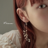 niana ニアナ クリアスレッドパールイヤリング | Fashion Letter | 詳細画像1