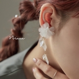 niana ニアナ フラワーリーフパールイヤリング | Fashion Letter | 詳細画像1
