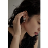 シルバー | niana ニアナ ビジューパールイヤリング | Fashion Letter