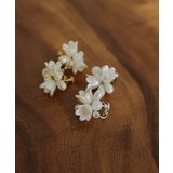 niana ニアナ フラワーモチーフパールイヤリング | Fashion Letter | 詳細画像7 