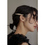 ゴールド | niana ニアナ パールメタルバレッタ | Fashion Letter