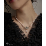 niana ニアナ ビジューパールネックレス | Fashion Letter | 詳細画像1