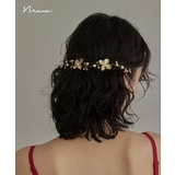 niana ニアナ メタルフラワーパールヘッドドレス | Fashion Letter | 詳細画像1 