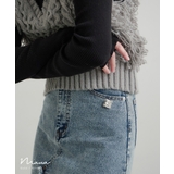 niana ニアナ ビジューパールスクエアブローチ | Fashion Letter | 詳細画像1