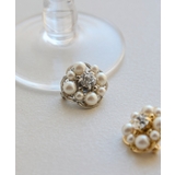 niana ニアナ メタルビジューパールブローチ | Fashion Letter | 詳細画像2 