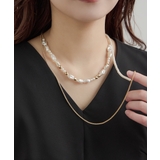 niana ニアナ パールチェーン2連ネックレス | Fashion Letter | 詳細画像2 