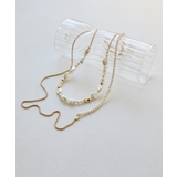 niana ニアナ パールチェーン2連ネックレス | Fashion Letter | 詳細画像6 