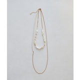 niana ニアナ パールチェーン2連ネックレス | Fashion Letter | 詳細画像7 