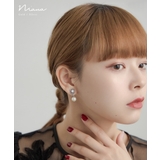 niana ニアナ ビジューフラワーパールイヤリング | Fashion Letter | 詳細画像1