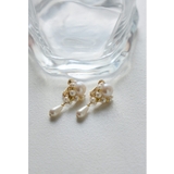 ゴールド | niana ニアナ ドロップパールイヤリング | Fashion Letter