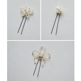 niana ニアナ フラワー&バタフライモチーフヘアピン3本セット | Fashion Letter | 詳細画像10 