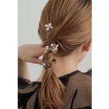 シルバー | niana ニアナ フラワーモチーフヘアピン3本セット | Fashion Letter