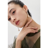 シルバー | niana ニアナ フープチェーンイヤリング | Fashion Letter
