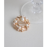 niana ニアナ パールサークルリーフブローチ | Fashion Letter | 詳細画像2 