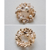 niana ニアナ パールサークルリーフブローチ | Fashion Letter | 詳細画像10 