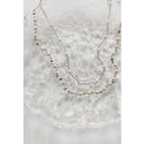 シルバー | niana ニアナ ブロッサムチェーン二連ネックレス | Fashion Letter