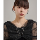 niana ニアナ パールビジュー二連ネックレス | Fashion Letter | 詳細画像2 