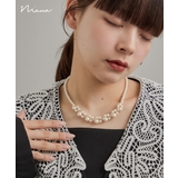 niana ニアナ シャインパールショートネックレス | Fashion Letter | 詳細画像1 