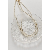 niana ニアナ パールビジュー二連ネックレス | Fashion Letter | 詳細画像6 