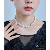niana ニアナ ビジューパールチョーカーネックレス | Fashion Letter | 詳細画像1 
