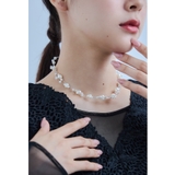 シルバー | niana ニアナ パールワイヤーネックレス | Fashion Letter