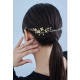 ゴールド | niana ニアナ メタルフラワーパールヘッドドレス | Fashion Letter