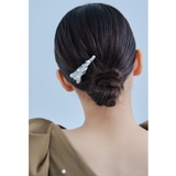 シルバー | niana ニアナ パールビーズバレッタ | Fashion Letter