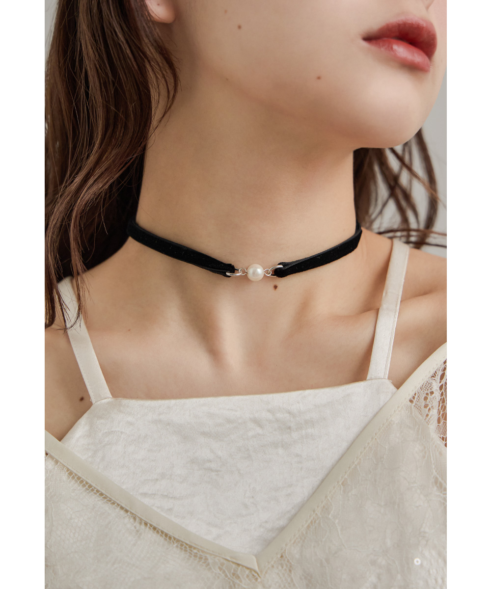 niana ニアナ パールベルベットチョーカー | Fashion Letter | 詳細画像3 