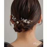 niana ニアナ パールフラワーモチーフヘアピン3本セット | Fashion Letter | 詳細画像1