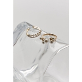 ゴールド | niana ニアナ パールビジューリング | Fashion Letter