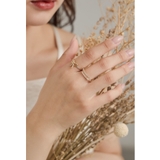 ゴールド | niana ニアナ リボンパールリング | Fashion Letter