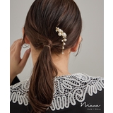 niana ニアナ パールビジューチャームコーム | Fashion Letter | 詳細画像1 