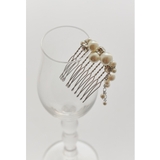 シルバー | niana ニアナ パールビジューチャームコーム | Fashion Letter