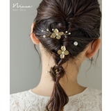 niana ニアナ メタルフラワーモチーフヘアピン4本セット | Fashion Letter | 詳細画像1 