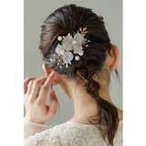 ゴールド | niana ニアナ シアーフラワーヘアクリップ | Fashion Letter