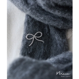 niana ニアナ ラインストーンリボンブローチ | Fashion Letter | 詳細画像1 