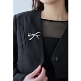 niana ニアナ ラインリボンブローチ | Fashion Letter | 詳細画像3 