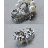 niana ニアナ パールビジューサークルブローチ | Fashion Letter | 詳細画像8