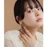 niana ニアナ パールメタルフラワーイヤリング | Fashion Letter | 詳細画像3 