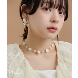 niana ニアナ レースフラワーワイヤーネックレス | Fashion Letter | 詳細画像1 