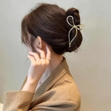 リボン型メタルバンスクリップ ヘアクリップ ヘアツメ | Felt Maglietta | 詳細画像4