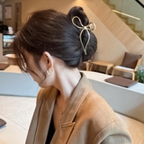 リボン型メタルバンスクリップ ヘアクリップ ヘアツメ | Felt Maglietta | 詳細画像5