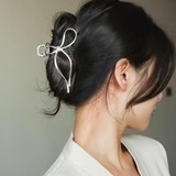 リボン型メタルバンスクリップ ヘアクリップ ヘアツメ | Felt Maglietta | 詳細画像6